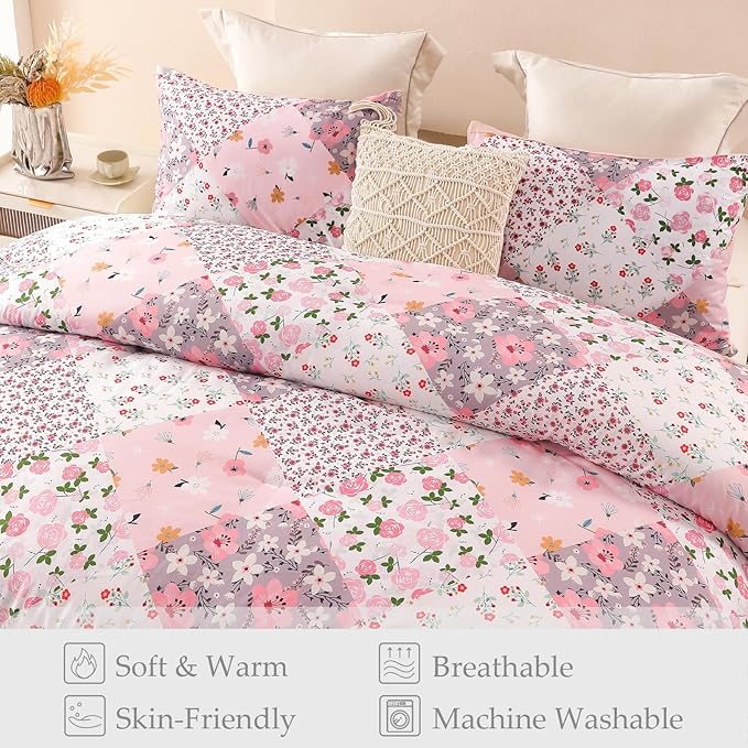 MyFleeciees 7.5 Tog King Duvet Set – Reversible (Pink)
