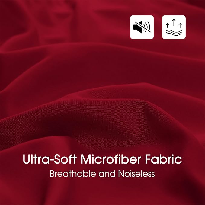 MyFleeciees Reversible Comforter Set – Red/Black (Queen)